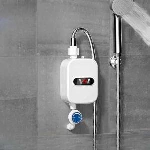 전기온수샤워기 소형 미니 전기온수기 가정용 캠핑 순간 순간온수기 에스
