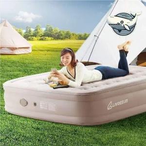 부드러운 대형 더블 캠핑 에어매트 편안한 수면 캠핑매트리스