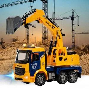 프릭션 사운드 중장비놀이 작동완구 포크레인 트럭