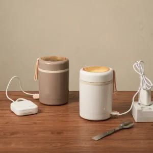 런치버스 전기 가열 보온 도시락 푸드자 죽통 밥통 스텐 보온용기 직장인 학생 발열