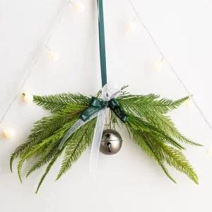 플라워트리 크리스마스 벽장식 그린솔 벽걸이 42cm 소품 데코