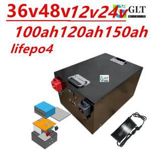 12V 200AH 400Ah 150Ah 36V 리튬인산철(LiFePO4) 배터리 EU 딥 사이클 (자동차 오디오 태양광 시스템 보트