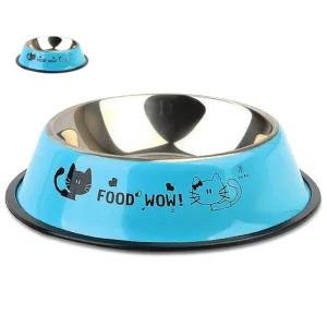 (제스트)애견 밥그릇 대형 개밥 고양이 그릇 강아지 스텐 식기