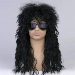 남성 여성 통가발 파마머리 장발 코스프레 무대 이벤트 락커 촬영 소품