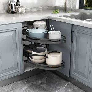 씽크대 땅콩장 스윙 정리대 슬라이딩 수납 코너