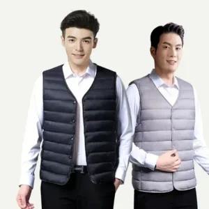 브이넥 웰론 패딩 베스트 경량 조끼 남성 패딩 남자 조끼 누빔 여성 가을 경량 등산 베스트 방한용품