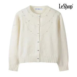 [르샵] 진주 디테일 러블리 니트 가디건 (BPAKC011A)
