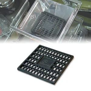 캠핑 중형 사각 접이식 화로대 바베큐 숯불 받침대 접이식화로대