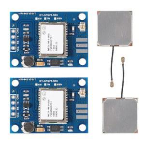 2Pcs GY-NEO7MV2 NEO-7M GPS 모듈 NEO7MV2 및 비행 제어 EEPROM MWC APM2.5 NEO-6M GY-GPSV1-NEO용 대형 안테나 교체