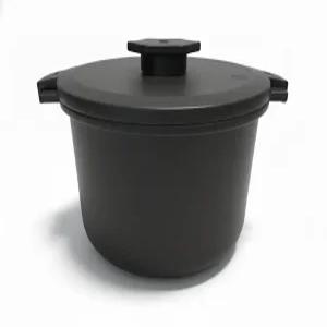 제로라이스 저당밥솥 참숯 세라믹 전자렌지용 블랙 1개