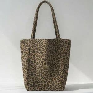 에스티아 B051 호피리버시블 캔버스백 에코백