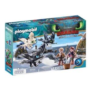 플레이모빌 모비월드 드래곤길들이기 피규어 캐릭터