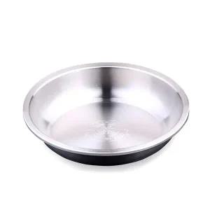 쿠킹스 스텐식기 스텐그릇 원형 22cm 스테인리스 캠