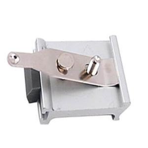 6 홀딩 스토퍼 대 조임 구조 알루미늄 레일 고정 지지 부자재 결합 현관문 미끄럼방지 고무 레버 조절 형