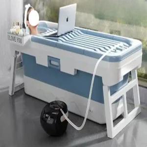 욕조 이동형 접이식 반신욕 사우나 가정용 성인 간이