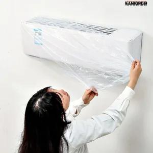 벽걸이 에어컨 커버 삼성 LG 캐리어 간편 가림막 덮개 풀커버 비닐 20개70x145