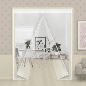 현관바람막이 자석달린 방풍비닐커튼 200x240 전원주택 원룸 창문 간편설치 시골집