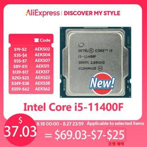 Intel New Core i5-11400F i5 11400F 2.6GHz L3=12M 65W LGA 1200(팬 없음)