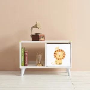 H6300 1단 2칸 심플 책장 1color 착불