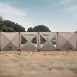 로티캠프 윈드 스크린 블랙코팅 캠핑 바람막이 가림막