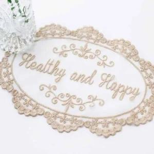 [셀러에이드]인테리어패브릭 인테리어소품 HH 레이스 레이스코스터