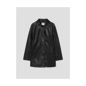 매장정품 에잇세컨즈 8SECONDS 싱글 레더 하프코트 블랙 325X3ZLY15 467909