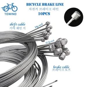 속도 케이블 한 브크 개/ 브레이크 라인 와이어 대 자전거 B 도로 기어 쉬프터 고정 세트 내부 2M 에 코어