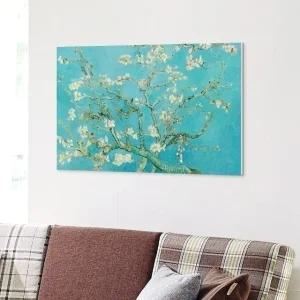 ( 출고옵션 - 25x40cm ) 고흐 명화 캔버스액자 꽃피는 (WF1673E)