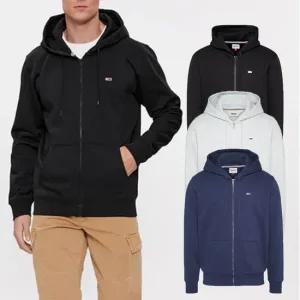 타미진스 플리스 기모 후드집업