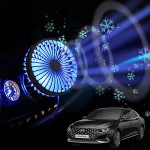 더뉴그랜저 차량용 송풍구 호환 선풍기 시즌3구 구형 USB포트 미니 휴대용 용선풍기 자동차 용에어서큘레이