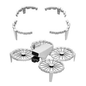 DJI 플립을 위한 만능 프로펠러 가드 프로텍터, 랜딩 기어가 장착된 드론 액세서리 소품 부드러운 TPU 범퍼, 26g 초경량 플립 베젤 프로텍터 커버