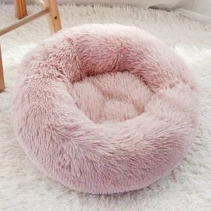 푹신 강아지 원형 방석 보온 고양이 원형 방석 반려동물 도넛