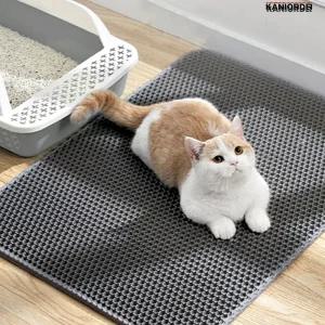 고양이 장판 화장실 사막화 방지 간편청소 벌집구조 모래 발판 패드 55x75