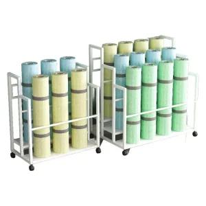 요가매트 보관함 정리대 폼롤러 정리함 2단 헬스장 길이