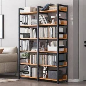 [아트박스]/가구느낌 리버책장 6단 1400 철제 책꽂이 인테리어