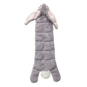 스팟 스키니즈 톤오 스퀴커즈 래빗 도그 토이 - 펀을 위한 19개의 스퀴커 포함! 스터핑 프리 디자인은 적당한 츄어에게, 터그 토이는 중대형 강아지 및 반려견에게 적합 20인치 색상은 다양할 수 있습니다