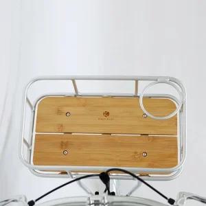 핸들바 걸이식 클래식 자전거바구니 장바구니 컵홀더