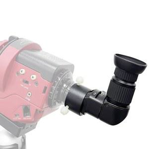 금속 어댑터가 장착된 폴라 스코프용 직각 뷰어: 선명하고 간편한 정렬 | 내장(1배-2배 줌) - 파인더 스코프 카메라 및 망원경용 90도 뷰파인더/더 이상 크라우치 없음