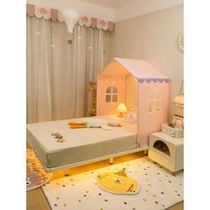 방침대 캐노피 침대 여름단일모기장 놀이방 천막 구역 옐로우