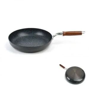 [골드스마일]후라이팬 32cm 업소용 우드손잡이 경질 가벼운후라이팬