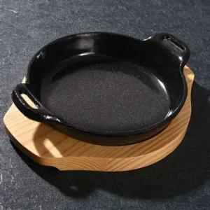 [골드스마일]후라이팬 18cm 손잡이 주물팬 원형 구이 무쇠팬 중 가벼운후라이팬