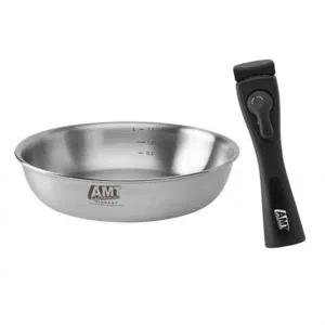 [골드스마일]22cm 스텐 굿핸즈 소테팬 손잡이 세트 계량 눈금팬 가벼운후라이팬