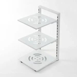 높이조절 프라이팬 냄비 선반(3단) 냄비정리대