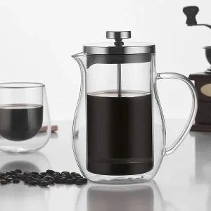 [골드스마일]커피 추출기 프렌치프레스 내열 유리 이중 커피머신