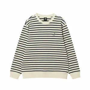 [캉골] 클래식 로고 스트라이프 스웨트셔츠 1784 오프화이트 (KRFCRT17840)