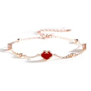 타리사 여성 14K 도금 패션팔찌 로즈골드