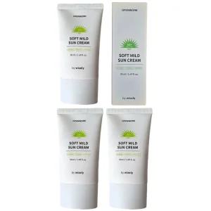 무기자차 눈시림 없는 선크림 오일프리 이지워시 50ml 3개