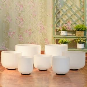 혜은 크리스탈 노래 그릇 세트 명상 사운드 볼 요가 힐링 가방 포함 6-12 인치 7 개