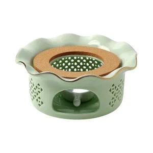 도자기 차 보온기 민트 색상 티 워머 고급 카페용품