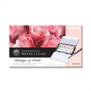 MUNGYO 이천0 고체수채물감 12색 파스텔